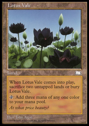 Mtg lotus vale english played - lotus,