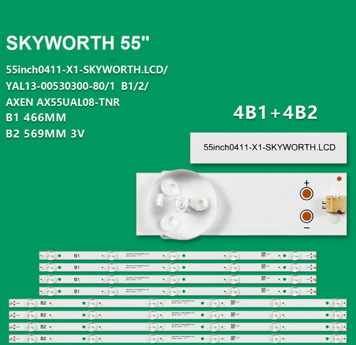 Kit barre strip led tv - 8,