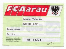 Biglietto EC FC Aarau -