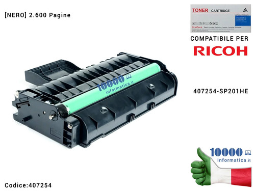 Toner compatibile 407254 - compatibile,
