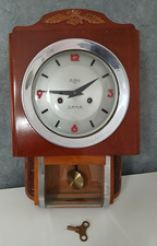 Orologio a Pendolo da Muto Parete in Legno White Mountain Vintage