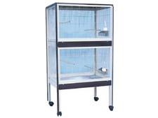 GABBIA VOLIERA RETTANGOLARE CM
