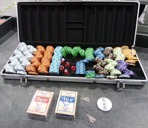 Usato clay poker chips 500pcs - usato!,