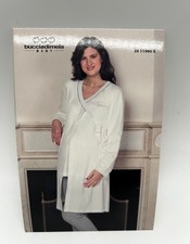 VESTAGLIA CLINICA DONNA MANICA LUNGA CALDO COTONE PREMAMAN BUCCIA DI MELA DI1196