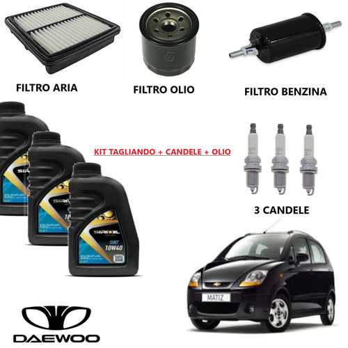 Kit tagliando daewoo matiz - daewoo, 0.8