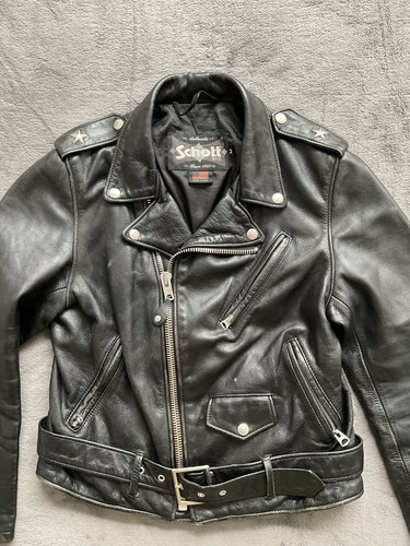Giacca pelle moto schott - moto,