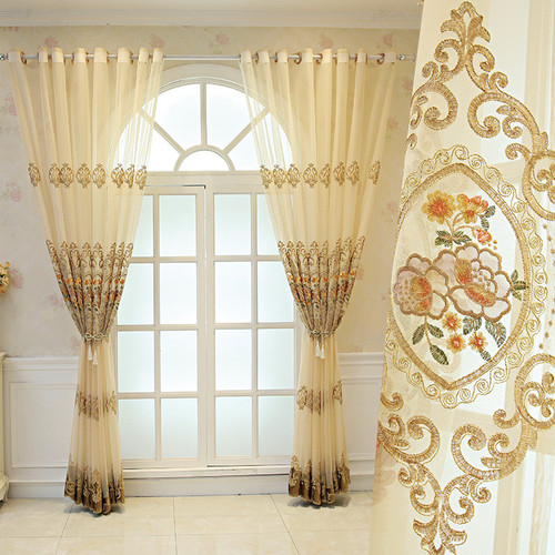 Tende tulle ricamate - tende,