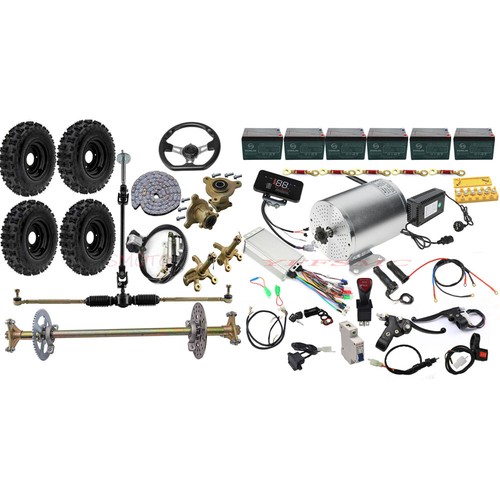 Kit assale posteriore motore - kit,