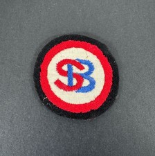 Boer War British Army Volunteer Stretcher Bearers Arm Badge SB