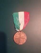 MEDAGLIA IRREDENTISMO 1916 SOC. NAZ. D. ALIGHIERI a CESARE BATTISTI 