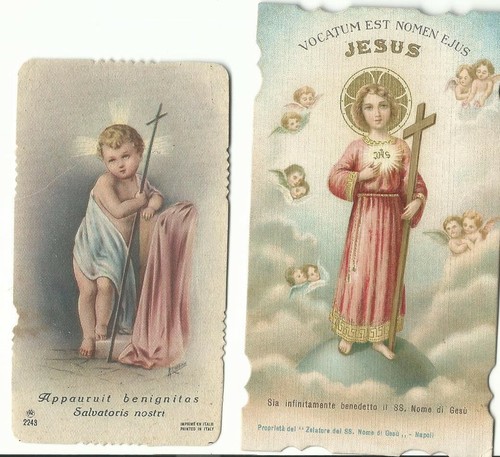Lotto santini fustellati - n.,