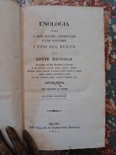 Dandolo Enologia arte fare vini 1820 illustrato tavole alcool distillati grappa