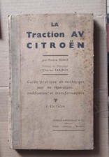 manuel  citroen traction avant