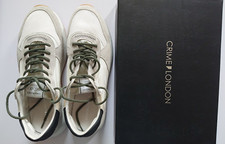 CRIME LONDON Sneakers Uomo numero 43 Eleganti Pelle Tessuto COME NUOVE!!!