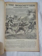 Dumas I Tre Moschettieri. Biblioteca Romantica Illustrata Sonzogno