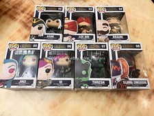 RARO Funko POP League of Legends LOL 7 pezzi DJ Sona Jinx Vi Lee Sin Braum Figure