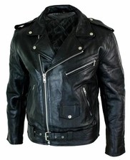 Giacca Moto Uomo Pelle Vera