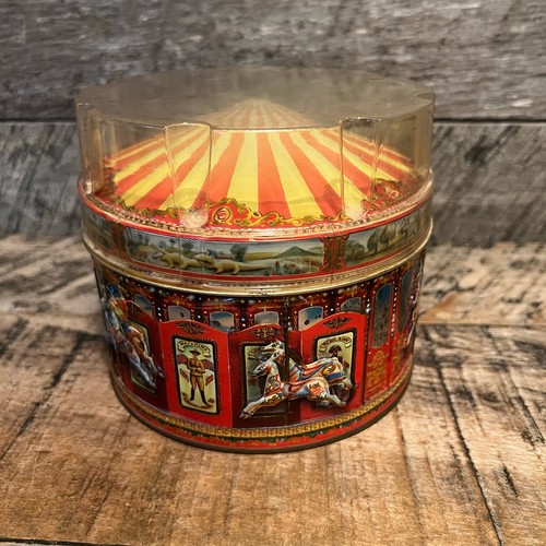 Churchill carousel toffee tin - churchill,