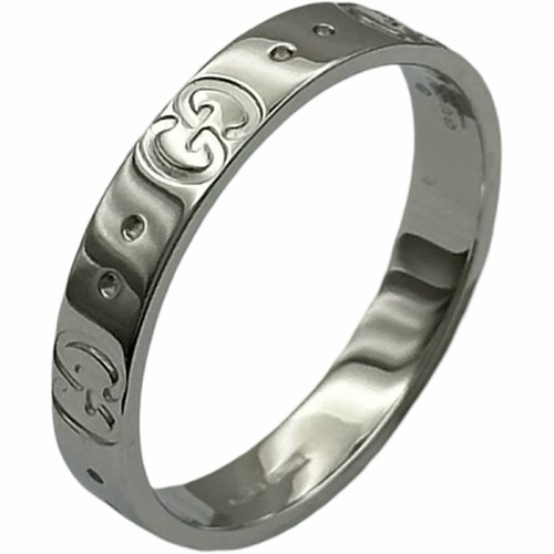 Gucci icon ring oro bianco - ring,