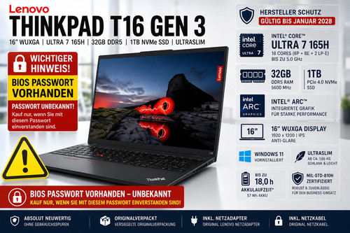 Lenovo thinkpad t16 gen 3 - lenovo,