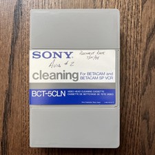 Sony BCT-5CLN per Betacam e Betacam SP VCR video cassetta pulizia testina A2