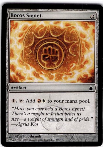 Mtg boros signet - boros, ravnica