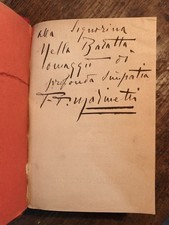 Futurismo autografo marinetti - autografo,