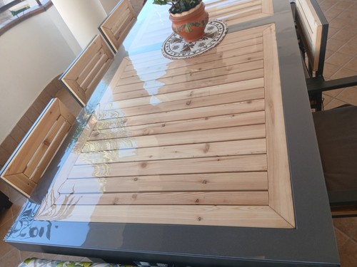 Tavolo legno ferro - tavolo,