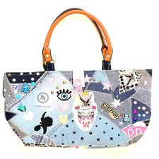 Borsa jeans fatta a mano tote
