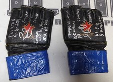 Guanti usati indossati Tonya Evinger firmati Invicta FC 8 MMA Fight PSA/DNA COA UFC