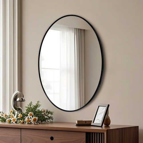Specchio ovale cornice