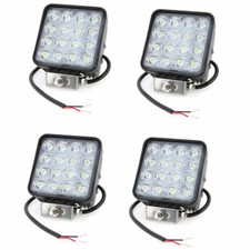 4X 48W LED LUCE LAMPADA FARO DA LAVORO 12V FARETTO AUTO BARCA FUORISTRADA