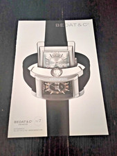 BEDAT & C° GENEVE N° 7 OROLOGIO WATCH VINTAGE AD PUB