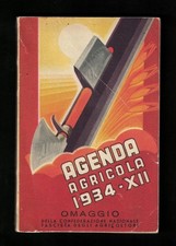 + AGENDA  AGRICOLA  1934