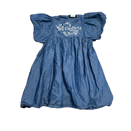 Abito denim fendi bambino - denim,