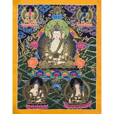 Sarvavid Vairocana Thangka di