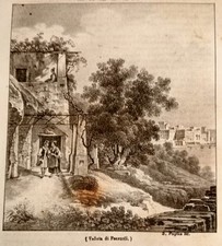 1843-POZZUOLI-VEDUTA-REGNO