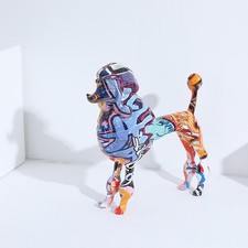 Scultura resina colorata - in,