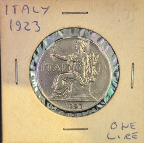 Moneta lira italiana - moneta, 1922