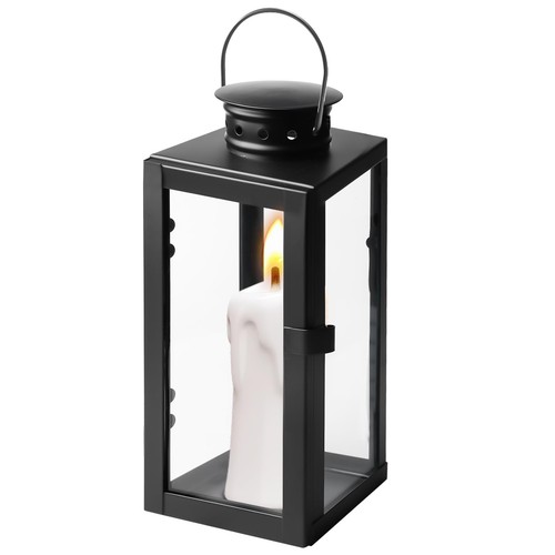 Lanterna nera in - 24, cm,