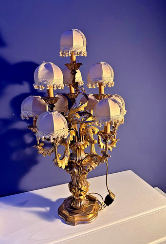 Lampada tavolo legno - da, in