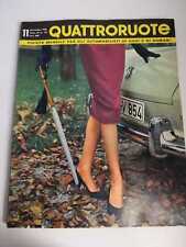QUATTRORUOTE - Novembre 1961
