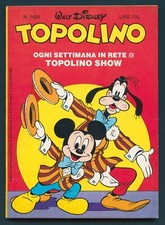 Topolino 1405 Topolino Show Rete 4 Mondadori 1982 Più che Ottimo 70