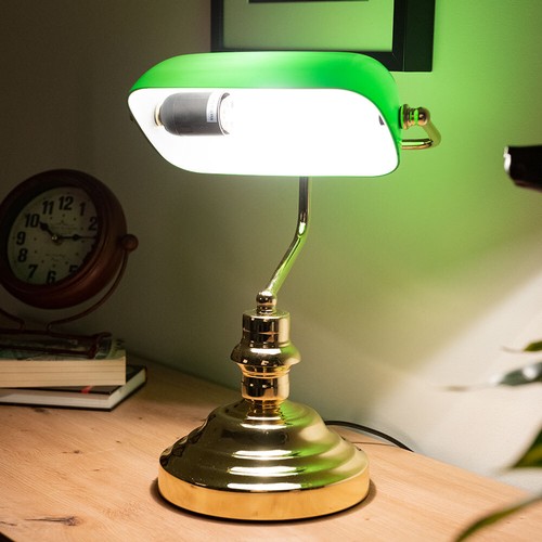 Lampada scrivania banchiere - lampada,