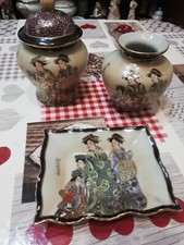 Vasetti E Vassoio  Modelia Arte Orientale