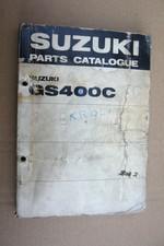 Suzuki GS400 C Parts Catalogue