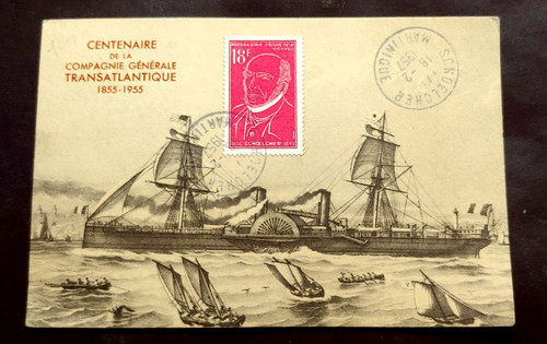 1957 nave barca max card - max,