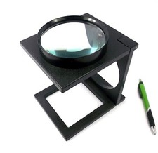 Lente Ingrandimento Professionale Tavolo Pieghevole Diametro 110mm Zoom 2X