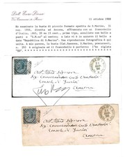 1866 regno italia busta con - 1866, d'italia