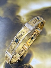 bracciale bracelet  ANTICO antique Old VERO ORO 12 KT inizi 900 raro e unico